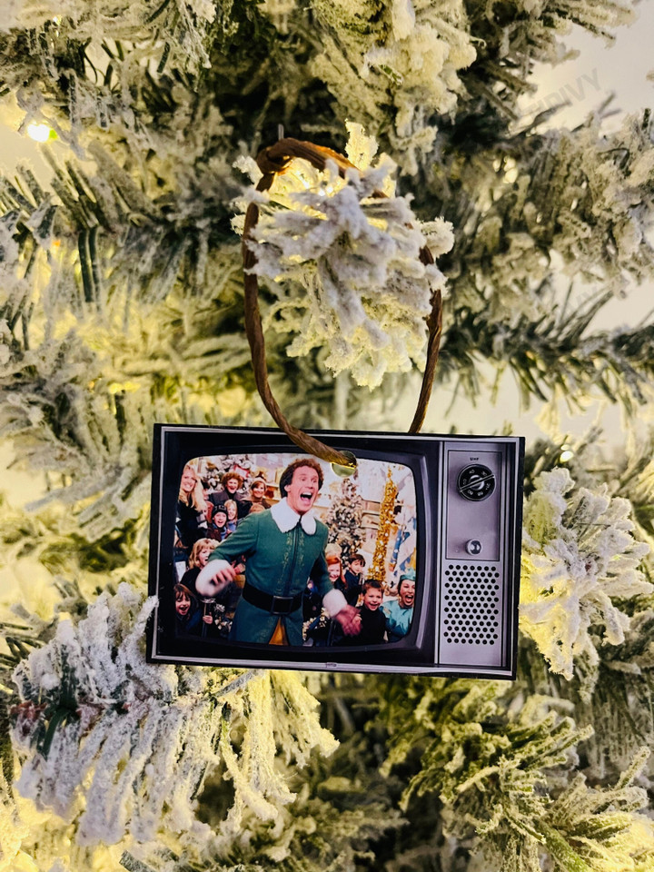 Elf Christmas Movie will Ferrell Merry Christmas Happy Xmas Gift Xmas Tree Wooden/Acrylic Ornament