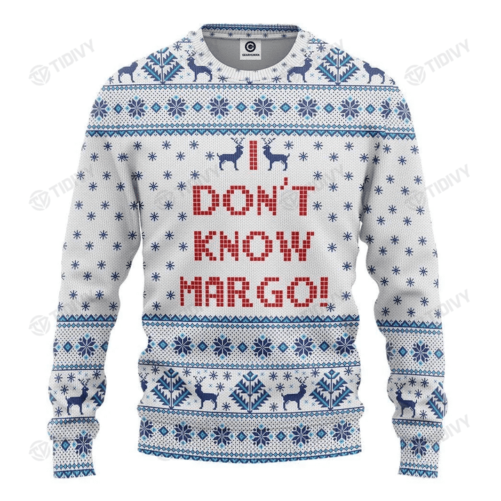 I Don't Know Margo National Lampoons Christmas Vacation Movie Merry Christmas Xmas Gift Ugly Sweater