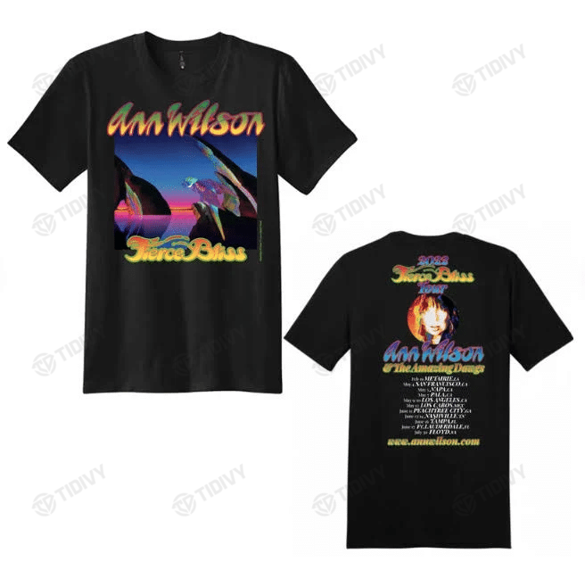 Ann Wilson 2022 Tour Ann Wilson Lovers Retro Vintage Two Sided Graphic Unisex T Shirt, Sweatshirt, Hoodie Size S - 5XL
