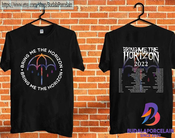 Bring Me The Horizon Tour 2022 Two Sided Graphic Unisex T Shirt, Sweatshirt, Hoodie Size S - 5XL