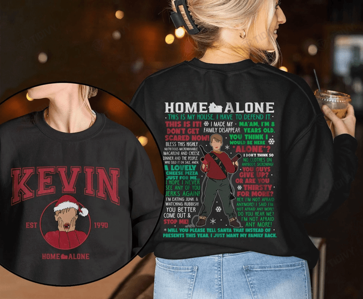 Home Alone Merry Christmas Ya Filthy Animal Funny Kevin Merry Christmas Battle Plan Xmas Gift Two Sided Graphic Unisex T Shirt, Sweatshirt, Hoodie Size S - 5XL