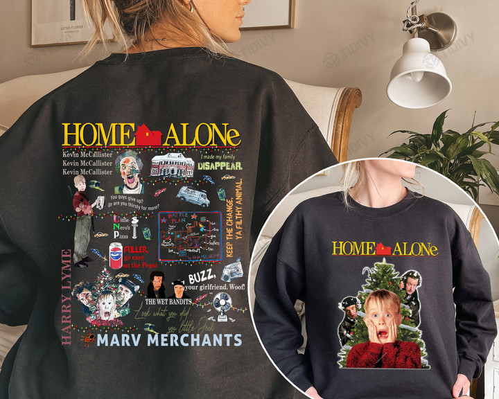 Home Alone Merry Christmas Ya Filthy Animal Funny Kevin Merry Christmas Xmas Gift Two Sided Graphic Unisex T Shirt, Sweatshirt, Hoodie Size S - 5XL