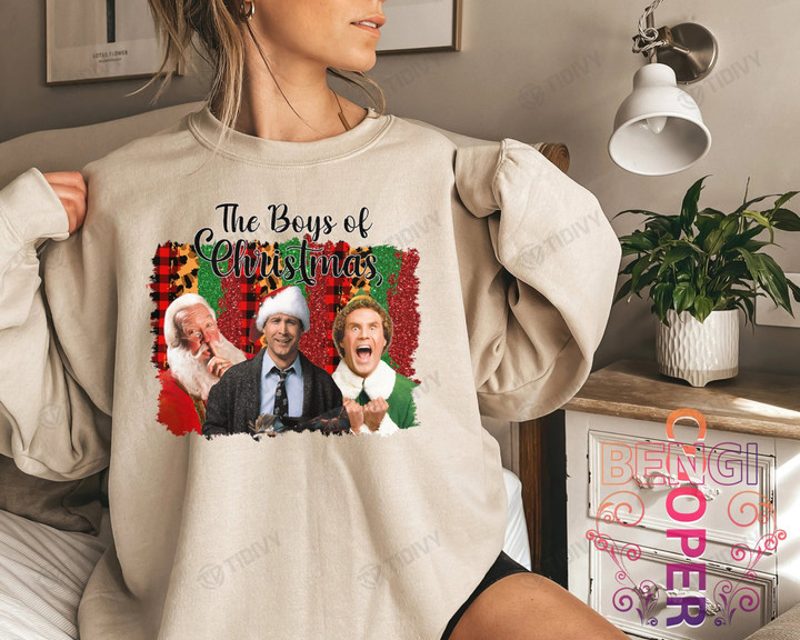 The Boys Of Christmas 2022 Buddy The Elf Merry Christmas Elf Movie Xmas Gift Xmas Tree Graphic Unisex T Shirt, Sweatshirt, Hoodie Size S - 5XL