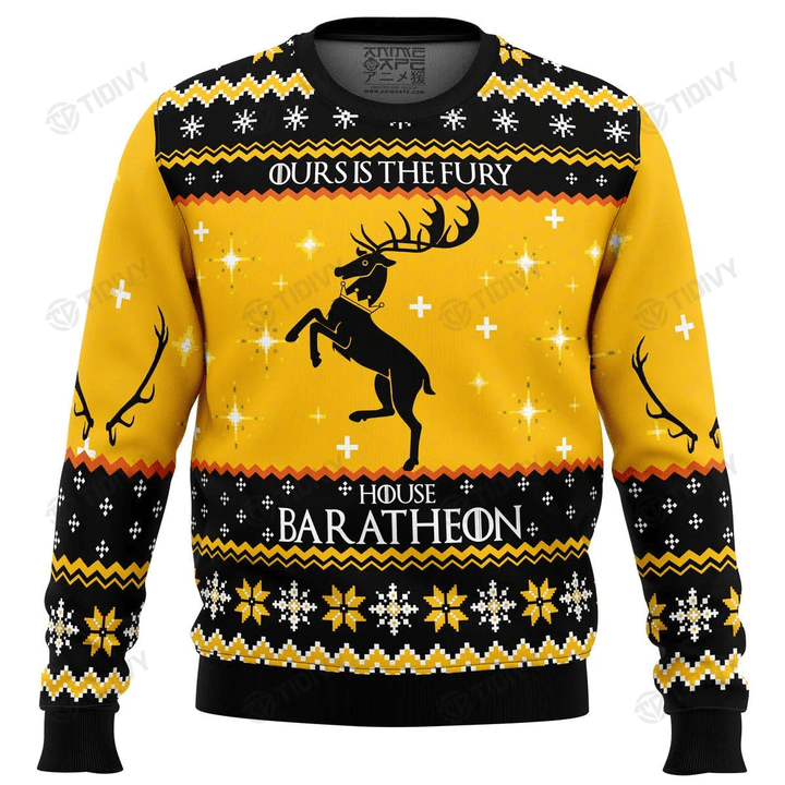 House Baratheon Game of Thrones GOT House Of The Dragon Merry Christmas Xmas Gift Xmas Tree Ugly Sweater