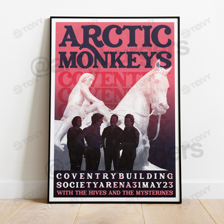 Arctic Monkeys Live Tour 2023 Retro Vintage Wall Art Print Poster