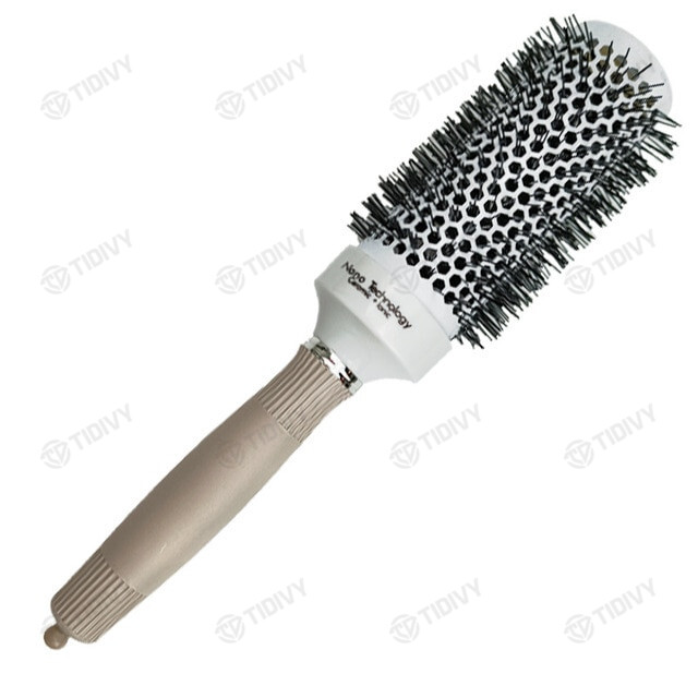 Professional Salon Styling Tools Round Hair Comb Hairdressing Curling Hair Brushes Comb Ceramic Iron Barrel Comb