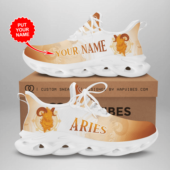 Personalized Zodiac Aries Custom Sneaker