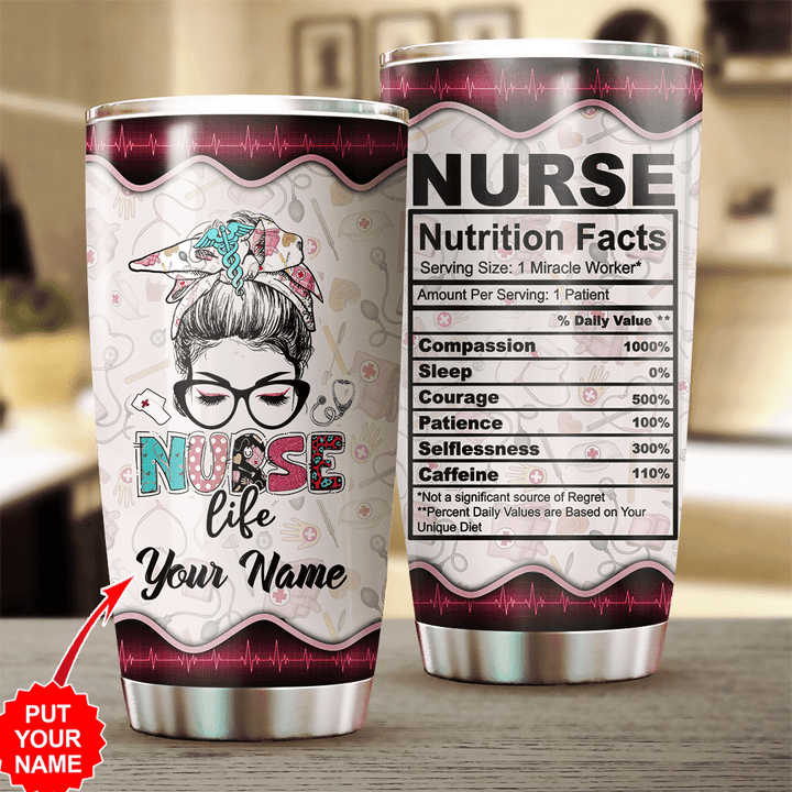 Personalized Nurse Tumbler Cup - HOATT062
