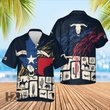 Stand With Texas Retro Vintage Texas American Flag Hawaiian Shirt All Over Printed