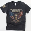 250th America Anniversary Flag Print Sleeve T-shirt, US 250 Years Shirt, We The People Tee, Vintage Independence Day, Patriotic Tee with USA Flag Two Sided Unisex T Shirt, Sweatshirt, Hoodie