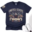 250th America Anniversary Flag Print Sleeve T-shirt, US 250 Years Shirt, We The People Tee, Vintage Independence Day, Patriotic Tee with USA Flag Two Sided Unisex T Shirt, Sweatshirt, Hoodie