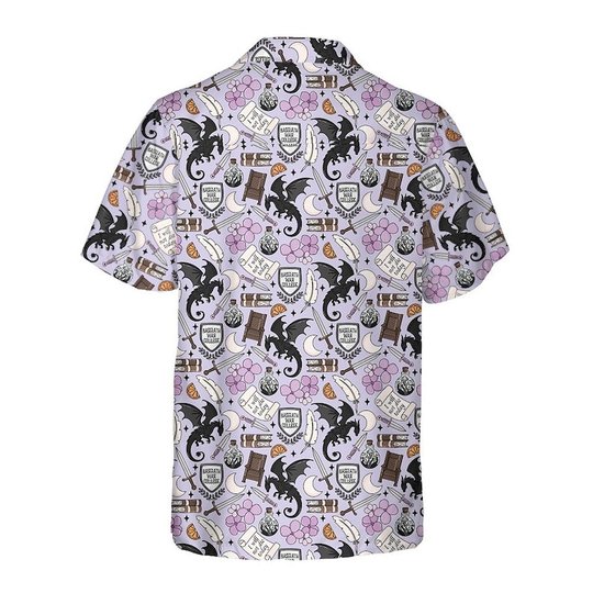 Fourth Wing Basgiath War College Dragon Rider Violet Sorrengail Fantasy Reader Xaden Riorson Hawaiian Shirt All Over Printed