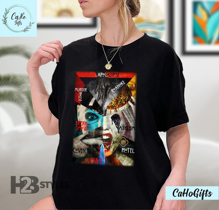 Retro American Horror Story Unisex T Shirt Sweatshirt Hoodie