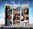 Home Alone 2 Kevin McAllister Lost In New York Harry and Marv, Duncan's Toy Chest Merry Christmas Xmas Gift 20oz Stainless Steel Skinny Tumbler