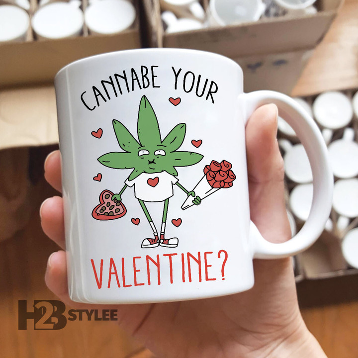 Weed Cannabe Your Valentine 11Oz, 15Oz Ceramic Mug