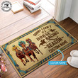 Horse Racing Personalized Doormat TRJ22022107