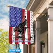 American Barrel Racing Personalized Flag TRF21062302