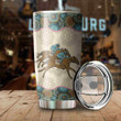 Horse racing Personalized Stainless Steel Tumbler TRU21041201