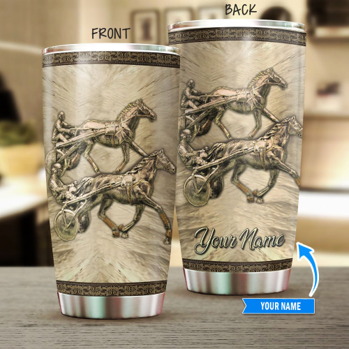 Harness Racing Personalized Stainless Steel Tumbler BIU21012810
