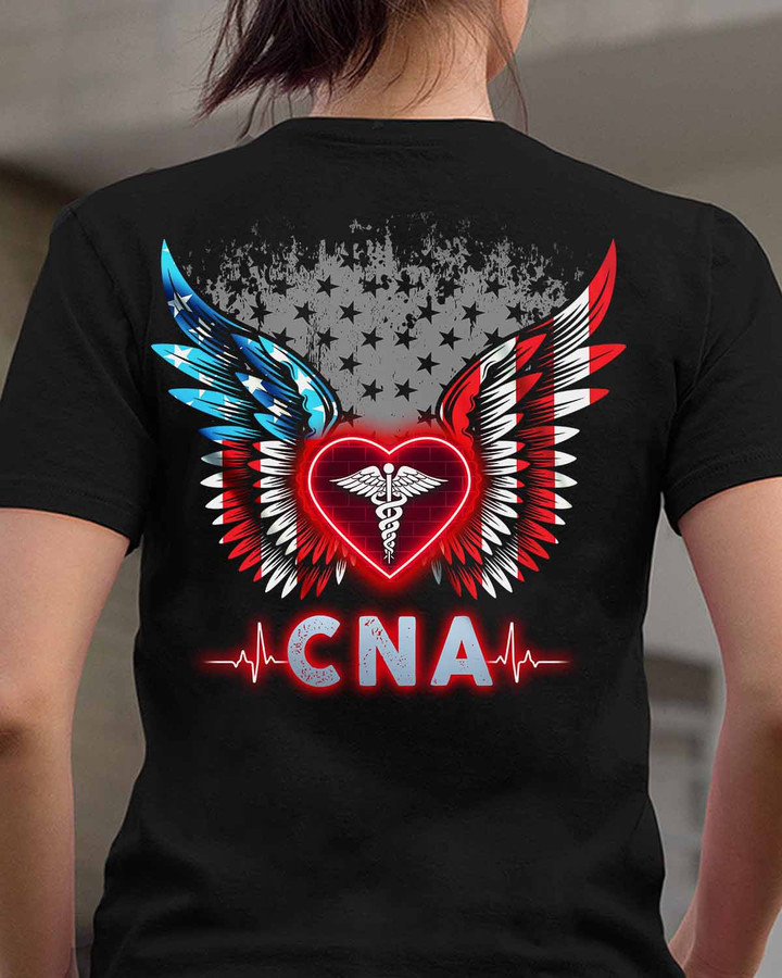 Awesome CNA Wings - Black - T-shirt