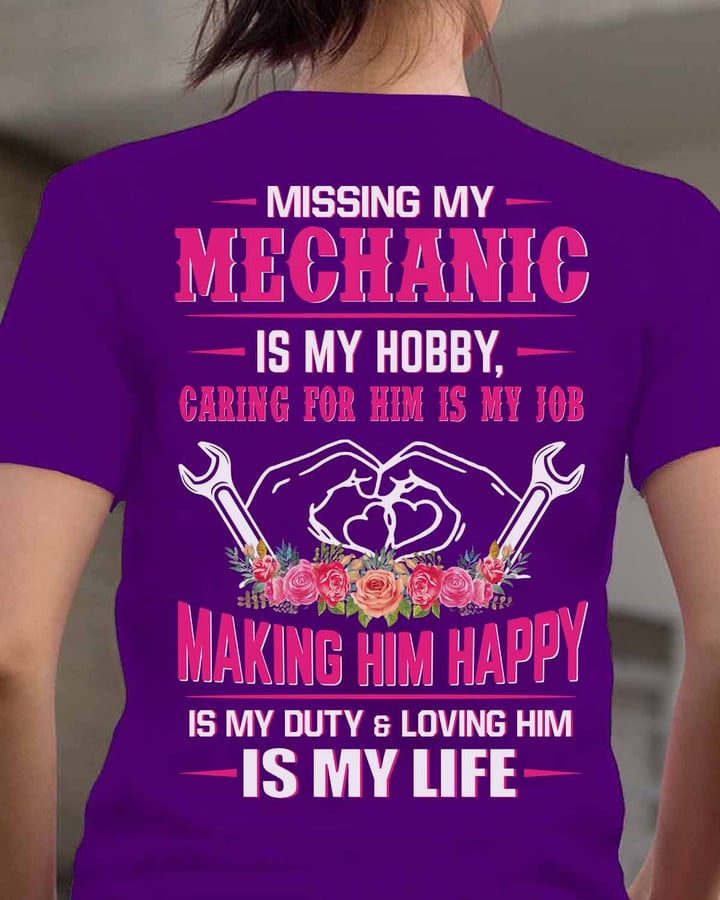 Missing my Mechanic - Purple - T-shirt
