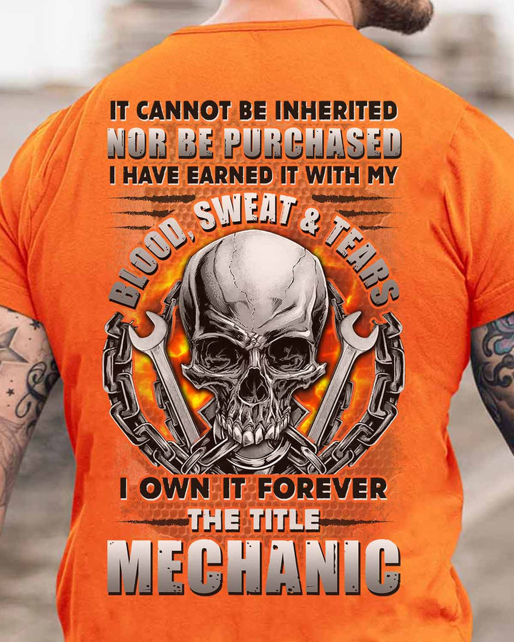 I own it Forever The Title Mechanic - Orange - T-shirt