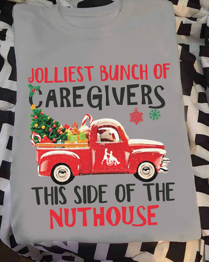 Jolliest Bunch of caregivers - Sport Grey - T-shirt - #250822jolis4fcareap