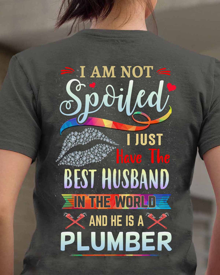 Cute Plumber's Girl - Charcol - T-shirt - #030922spoil9bplumz6