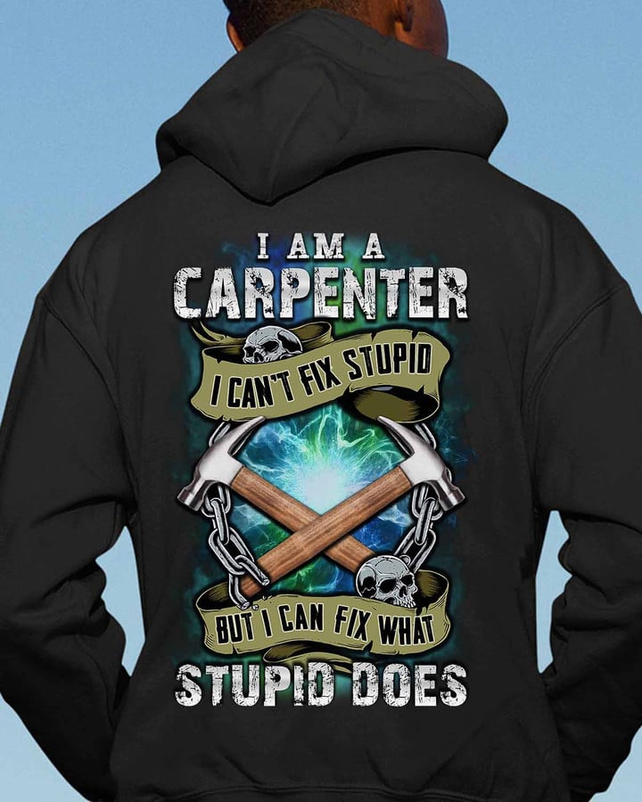 I am a Carpenter- Black-Carpenter-Hoodie -#060922DOEST18BCARPZ6