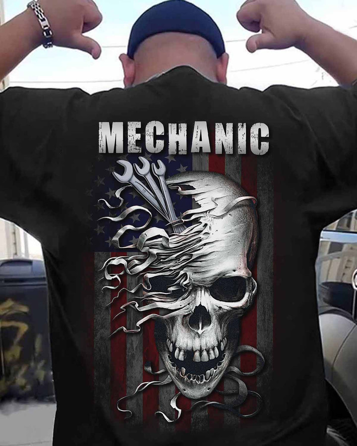 Awesome Mechanic- Black -Mechanic- T-shirt -#100922SKUFL20BMECHZ6