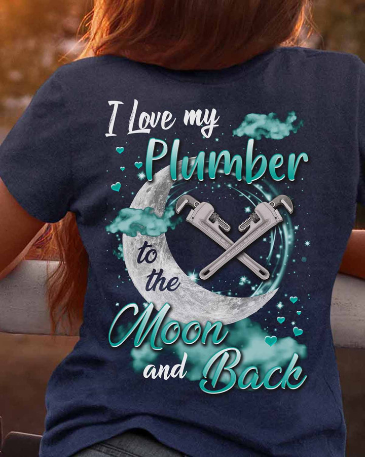 I love my Plumber- Navy Blue -Plumber- T-shirt -#130922THEMO10BPLUMZ6
