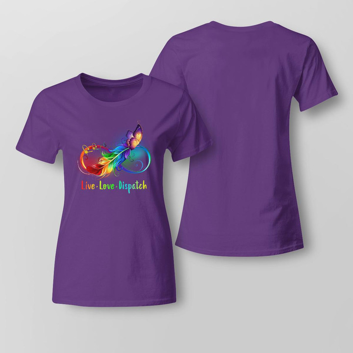 Awesome Dispatcher - Purple -Dispatcher-T-shirt -#270922LIVLO13FDISPZ4
