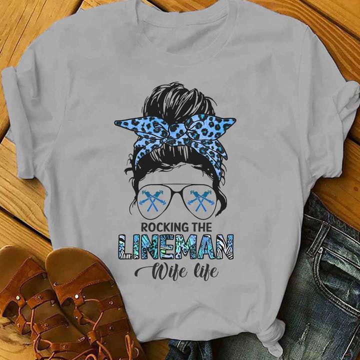 Lineman Wife Life T-Shirt - Supporting Lineman Wives in Style