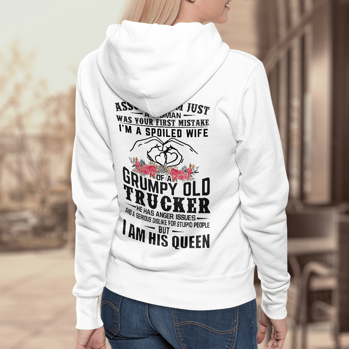 White hoodie for designers with empowering quote - perfect apparel for women in the design profession