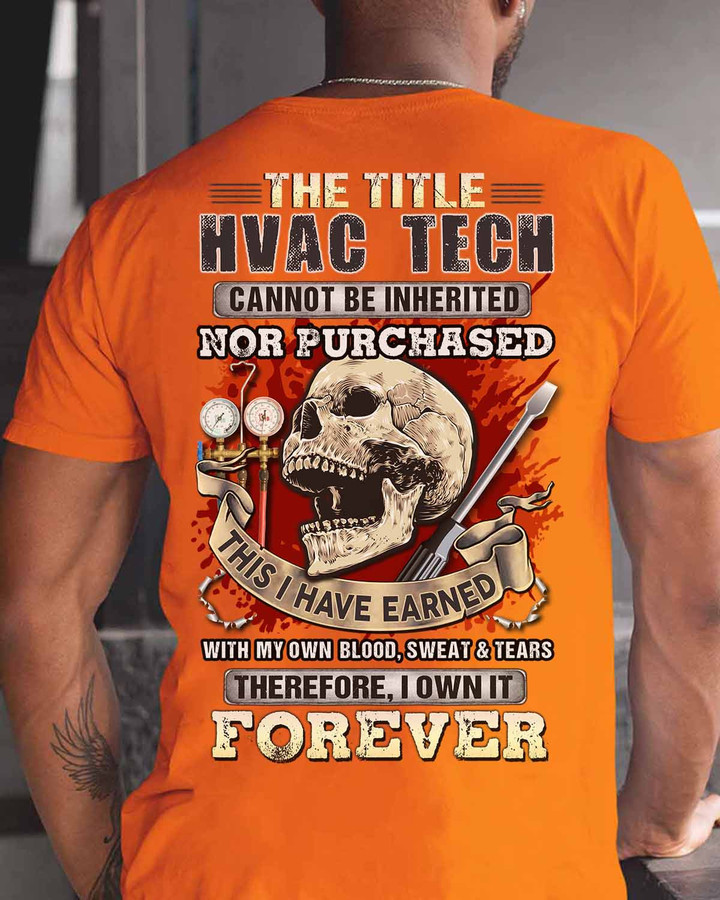 Forever HVAC Tech - Orange - T-shirt