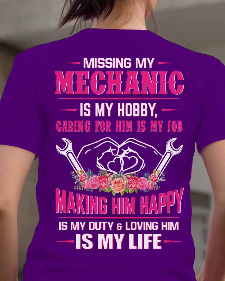 Purple Mechanic T-Shirt | Express Your Love and Support
