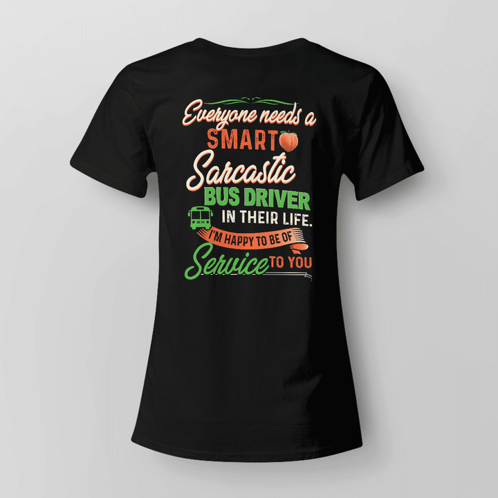 "Black t-shirt with graphic design and quote