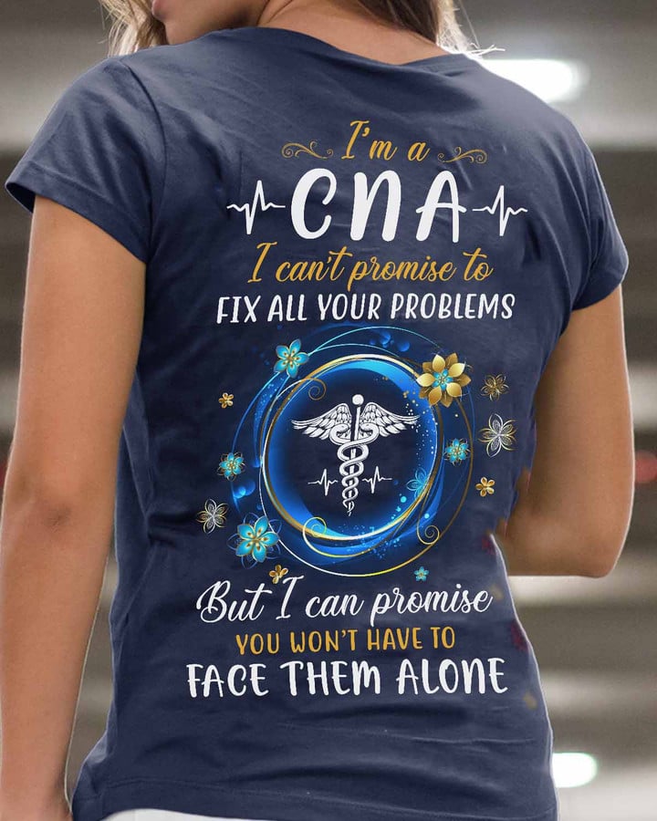 Awesome CNA - Navy Blue - T-shirt - #010922facth5bcnaap