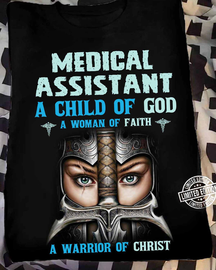 Medical Assistant T-Shirt - Woman Warrior Design