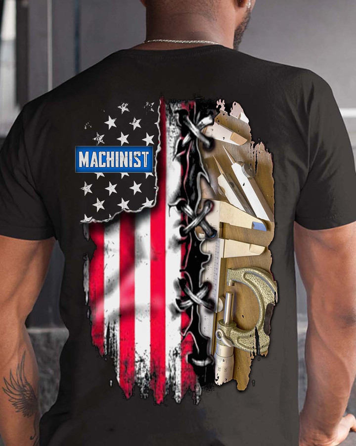 Proud Machinist - Black -T-Shirt - #030922usfla83bmachz6