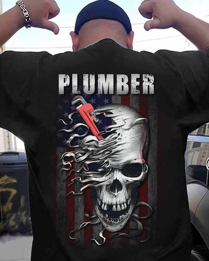 Awesome Plumber Black -Plumber- T-shirt -#100922SKUFL20BPLUMZ6