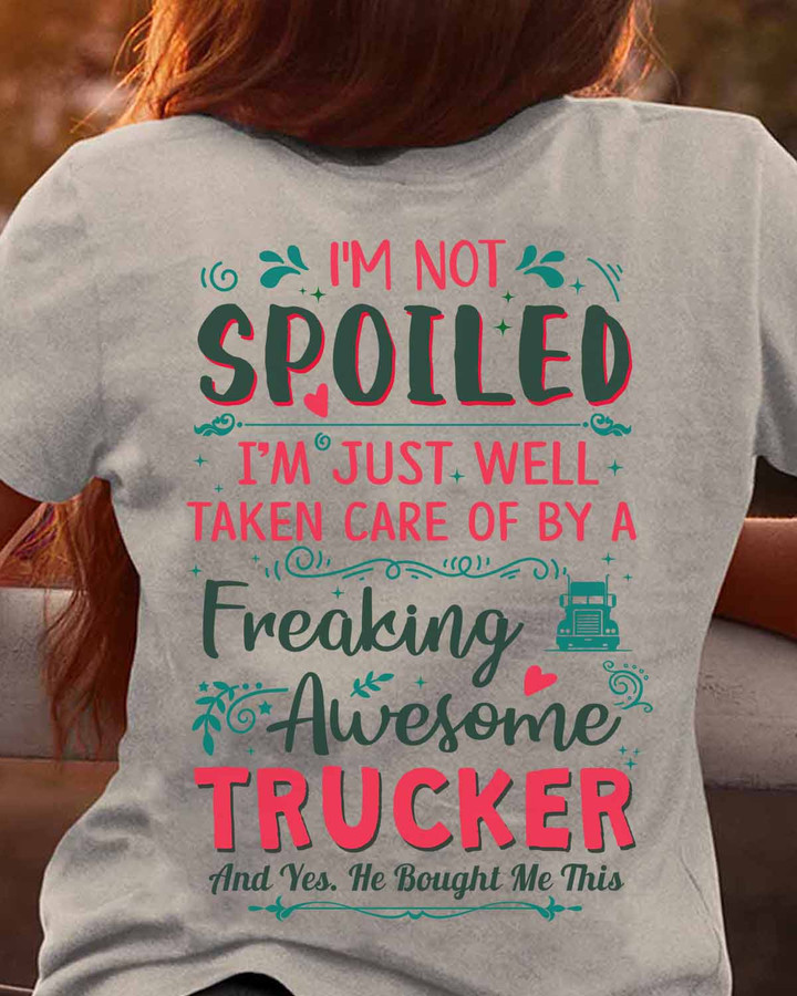 Freaking Awesome Trucker- Sport Grey-Trucker- T-shirt -#130922WELTA2BTRUCZ6