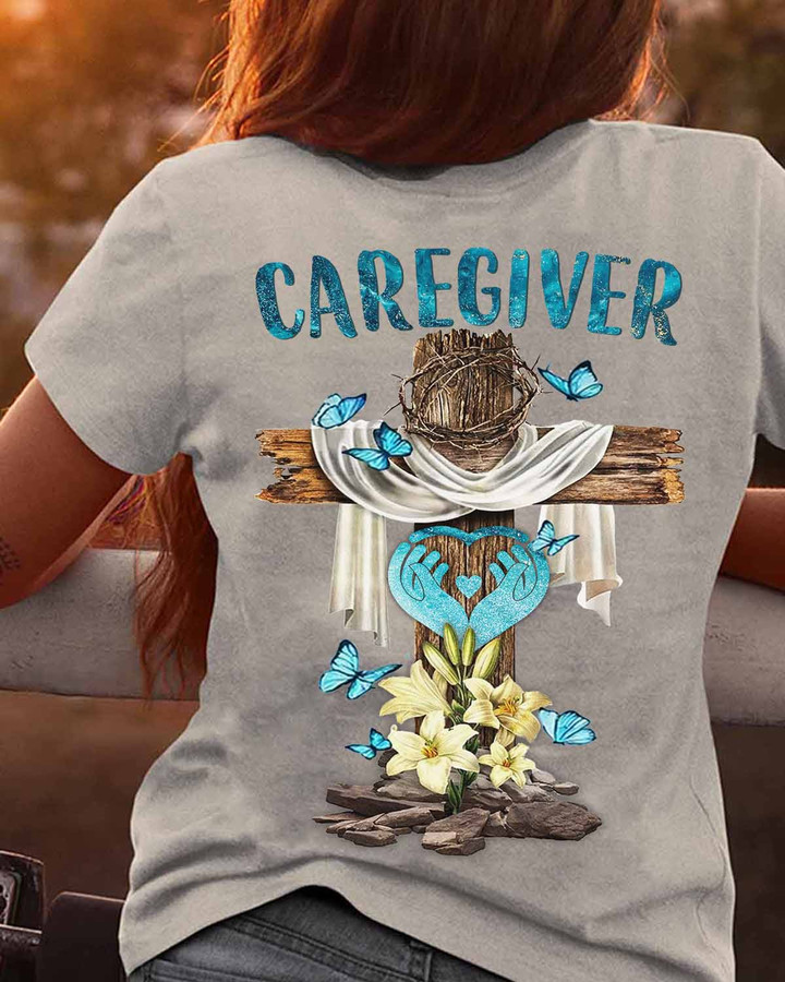 Awesome Caregiver - Sport Grey-Caregiver- T-shirt -#220922CROLO3BCAREZ4