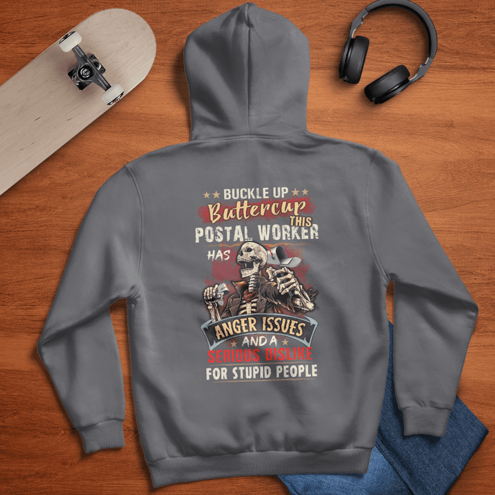 This Postal Worker has anger issue - Charcol -PostalWorker- Hoodie -#300922BUCUT4BPOWOZ4