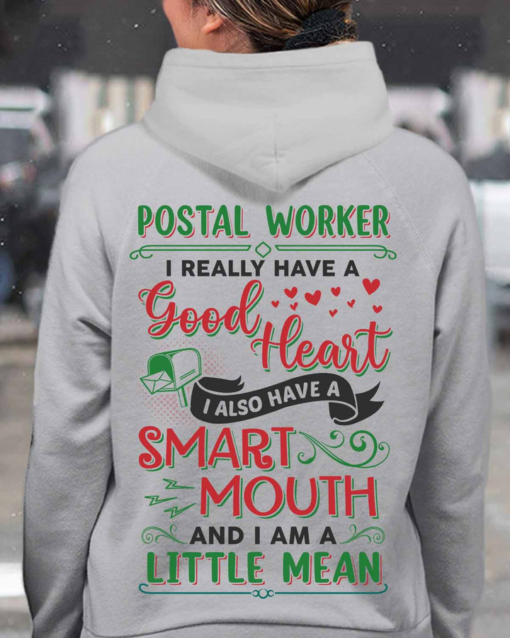 Awesome Postal Worker - Sport Grey-PostalWorker- Hoodie -#061022LITLMEN1BPOWOZ4