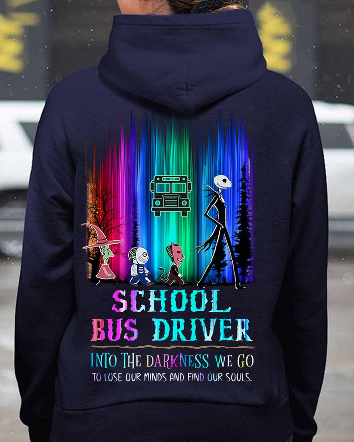 Awesome School Bus Driver- Navy Blue -SchoolBusDriver- Hoodie -#071022OURSOL1BSBDZ4