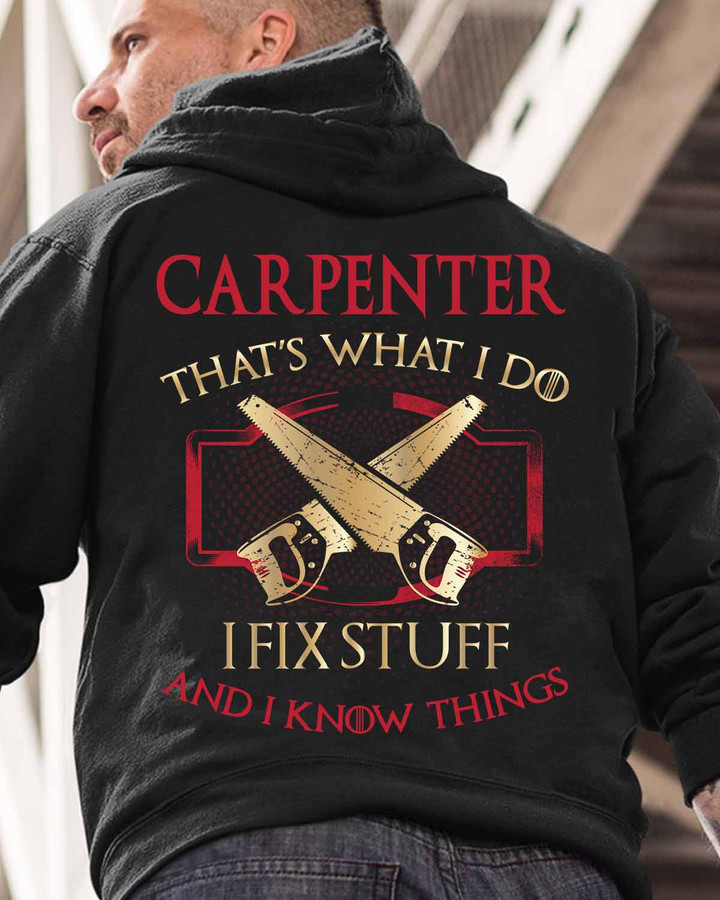 Awesome Carpenter- Black -Carpenter- Hoodie -#071022IKNOTH2BCARPZ6