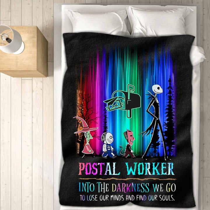 LOOSE OUR MINDS TO FIND OUR SOULS- POSTALWORKER-SHERPA BLANKET-#121022OURSOL1FPOWOZ4SB