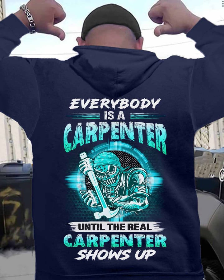 Everybody is a Carpenter- Navy Blue -Carpenter- Hoodie -#131022SHOWS19BCARPZ6