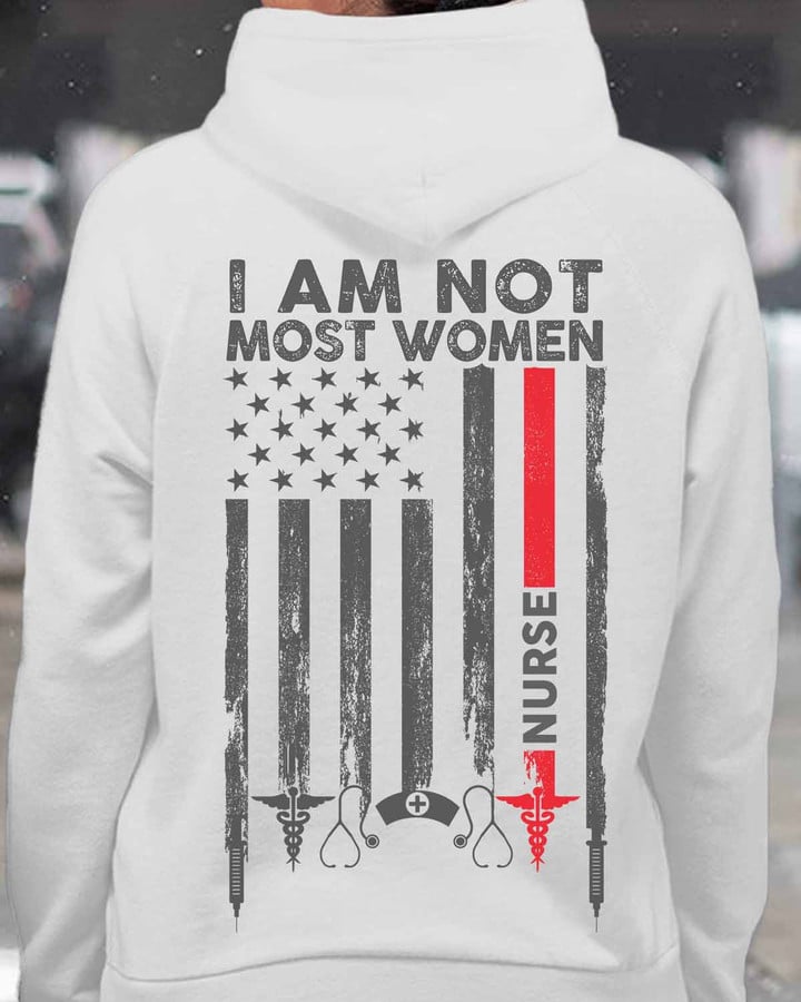 I am not most women White Hoodie - Empowering Apparel
